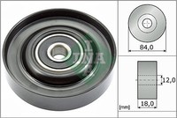 Ina 532 0785 10 Deflection/Umlenkrolle, Keilrippenriemen FüR Nissan