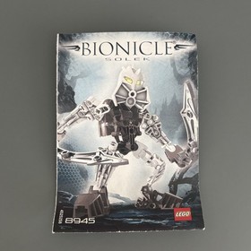 LEGO BIONICLE MATORAN OF LIGHT - SOLEK- 8945 - COMPLETE WITH MANUAL AND BOX