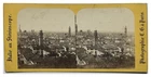 Italy Panorama Of Verona c1860 Stereo Photo Charles Gaudin Vintage Albumine §d