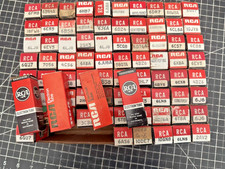 Lot of 80 RCA Vintage Radio Tubes Mostly NOS Mixed Types - Untested