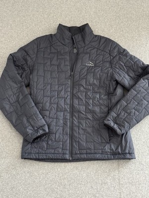 L. L. Bean Men s Black Primaloft Packable Puffer Jacket Zip Outdoors Size Medium