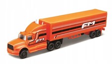 Highway Haulers Orange Truck & Trailer 1:64 Diecast Model