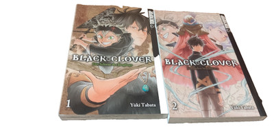 2 x Black Clover 01 (Der Schwur des Jü+ 02: Jemanden beschützen von Tabata, Yuki