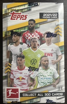 2021-2022 Topps Bundesliga - Hobby Box - Flagship - Sealed Display - NEU & OVP