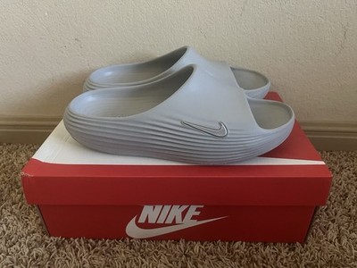 Nike ReactX Rejuven8 Slides Wolf Grey Size 10 Men s Worn With Box