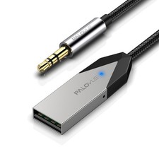 Bluetooth Aux to 3.5mm Jack Adapter Audio Car Kit Built-in Microphone for C...