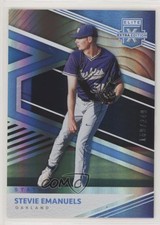 2020 Panini Elite Extra Edition Status Blue 100/249 Stevie Emanuels #164 0c6