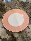 Macbeth Evans Cremax Bordette Plate 9.5" Pie Crust Depression Glass