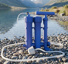 Outdoor Camping Water Filter 3-Stage Filtration System Survival Travel Purifier