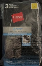Hanes Men's Long Leg Ultimate Comfort Total Support Pouch Boxer Briefs