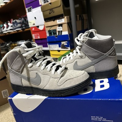 Size 8- Nike Dunk Pro Sb High Gray 305050-006