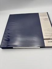 Possibilities Scrapbook Album 8x8 Navy Post Bound Archival w/ Page Protectors