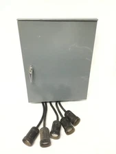 Square D NF418L1C Panel Board w/ 6x EDB34020 Breakers + Enclosure FREE SHIPPING