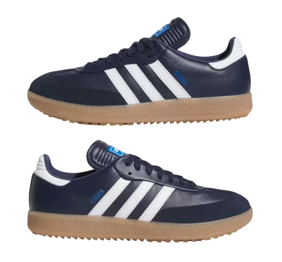 adidas Samba - MultiSize Men`s Spikeless Golf Shoes Night Indigo Blue  JP8544 NEW