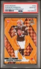 2025 Mosaic Shedeur Sanders ORANGE FLUORESCENT Rookie #'D 20/25 PSA 10 POP 1 Gem