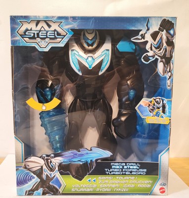 2013 Mattel--12'' Max Steel Mega Drill Max Mattel NEU