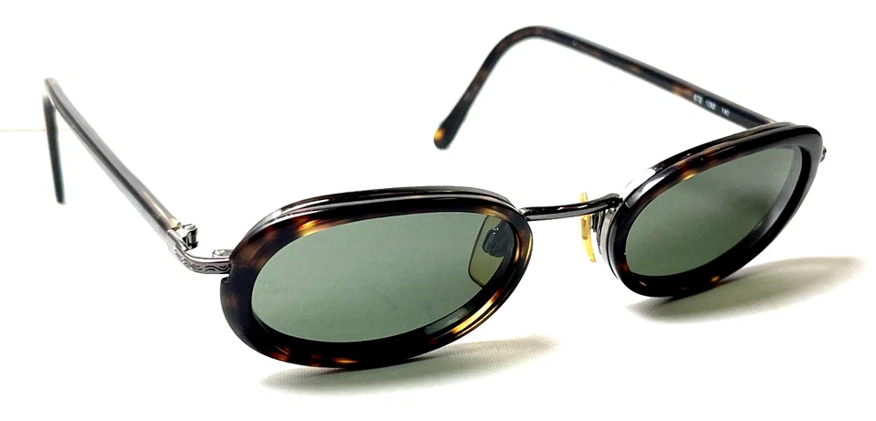 Gafas de sol vintage GIORGIO ARMANI 672 1082 marrón tortuga ovaladas de plástico metálico Foto 4 de 4