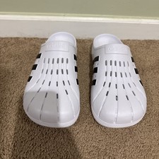 Adidas Unisex -Adult Adilette Clogs White USM 12/USW 13