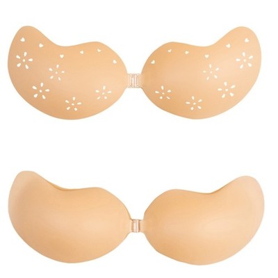Adhesive Bras Invisible Strapless Sticky Push up Silicone Bras Backless Dress