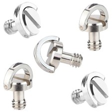 D Shaft D-Ring 1/4" Male Mounting Screw for DSLR Camera Rig Quick Releas Plate