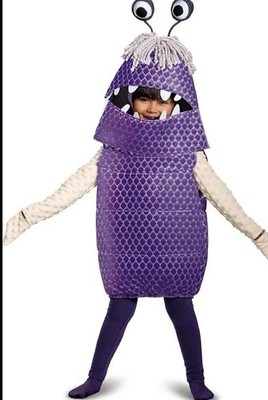 Disney Pixar Monsters Inc. Boo Deluxe Toddler Costume 3T-4T & 4-6 NWT Purple
