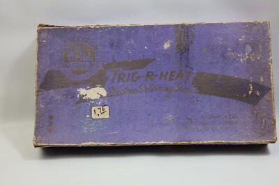 Vintage P. Wall Heavy Duty Trig-R-Heat Electric Soldering Iron with Extra Tips