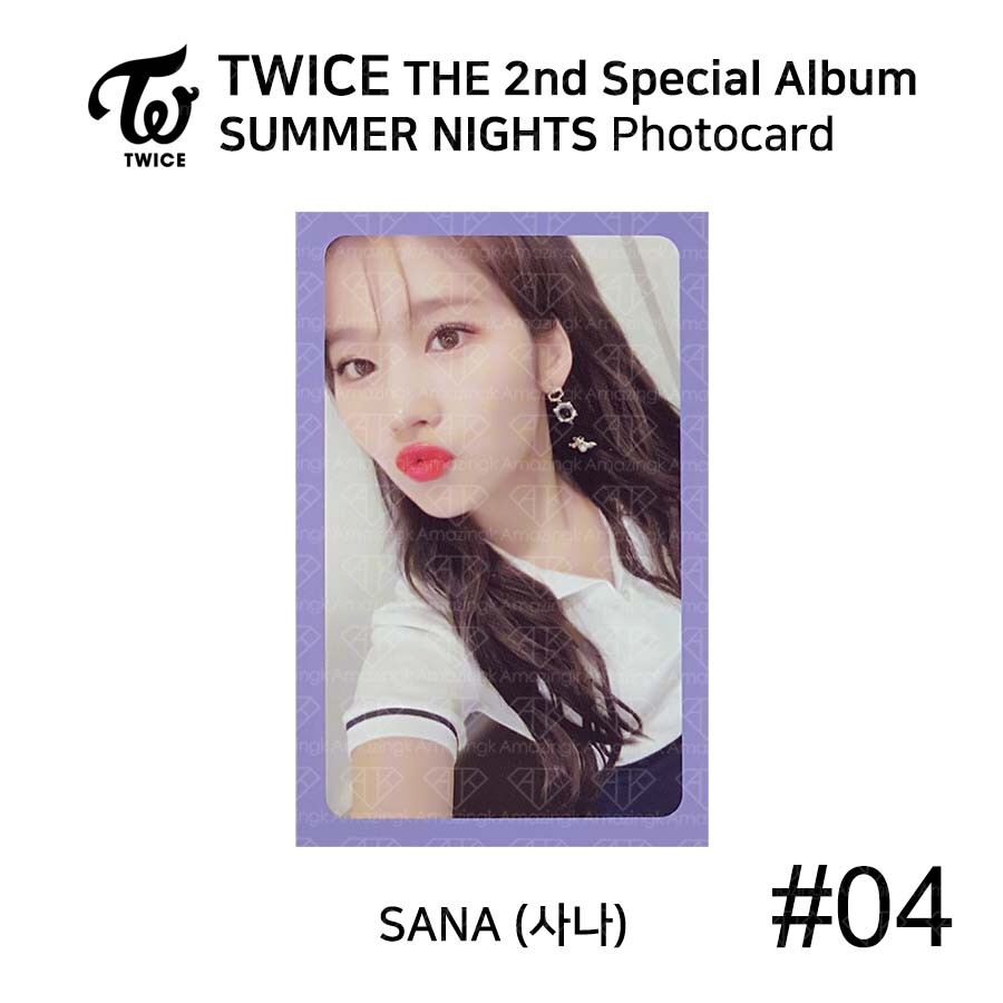 TWICE tv 2018 Summer nights サナ トレカ TWICE SUMMER NIGHTS