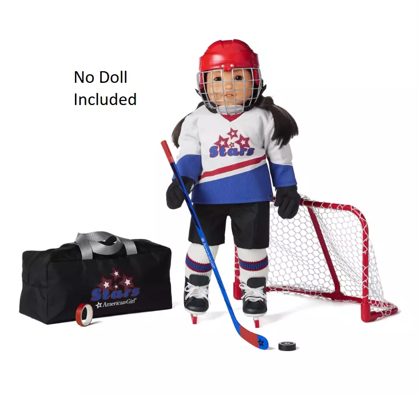 American Girl Doll Team USA Hockey Set and Outfit NEW eBay