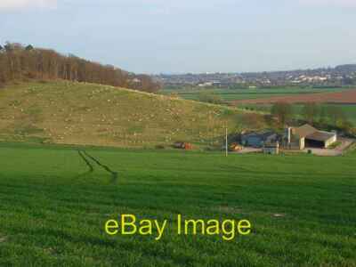 Foto 6x4 Ackerland und Getreidespeicher Mapledurham Ein Blick über gemischte Arabl c2008