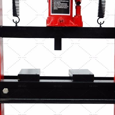 12 Ton Hydraulic Shop Floor Press, HD H-Frame Steel Construction