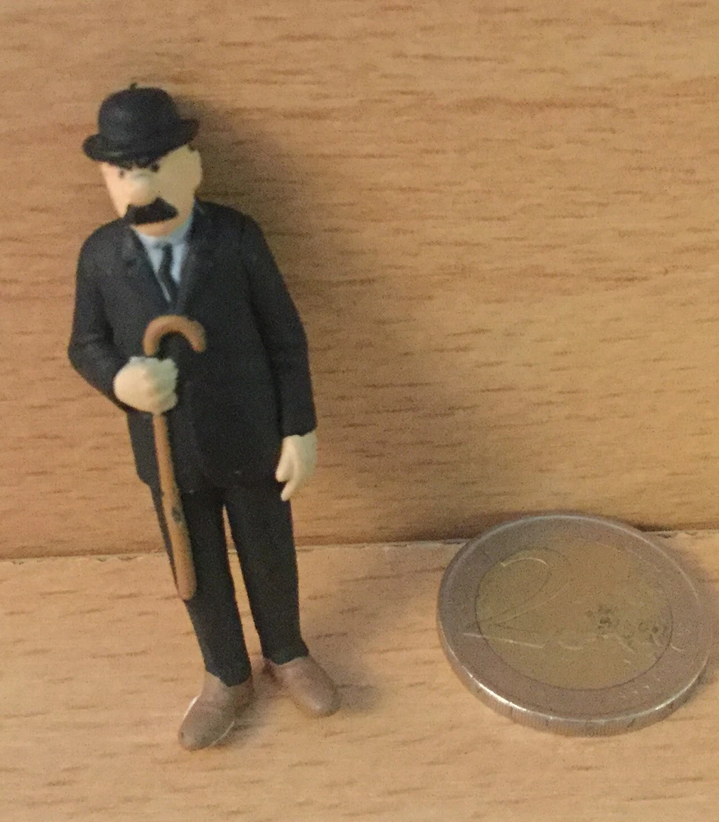 FIGURINE PVC MOULINSART TINTIN KUIFJE HERGE 2011 TAILLE MINI DUPOND DETECTIVE