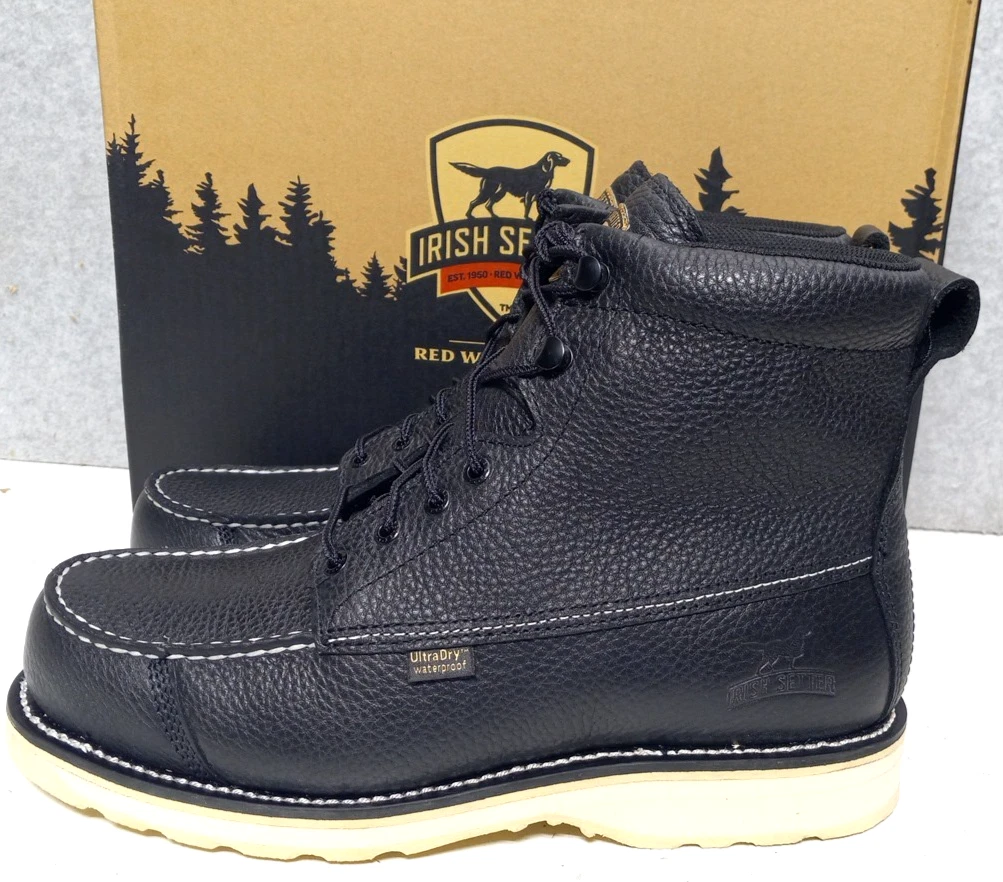 RED WING Irish Setter Sport Boot ブラック Red Wing 9878 Black Klondike Irish Setter Moc Toe 875 Heritage