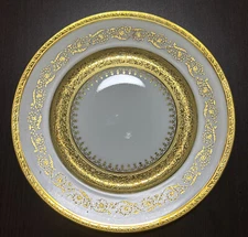 Ceralene Limoges Salad Plate Imperial Imperiale Gold Raynaud
