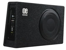Subwoofer attivo slim 12" 1400W con AMP integrato OE-112SA KIT CABLAGGIO INCLUSO