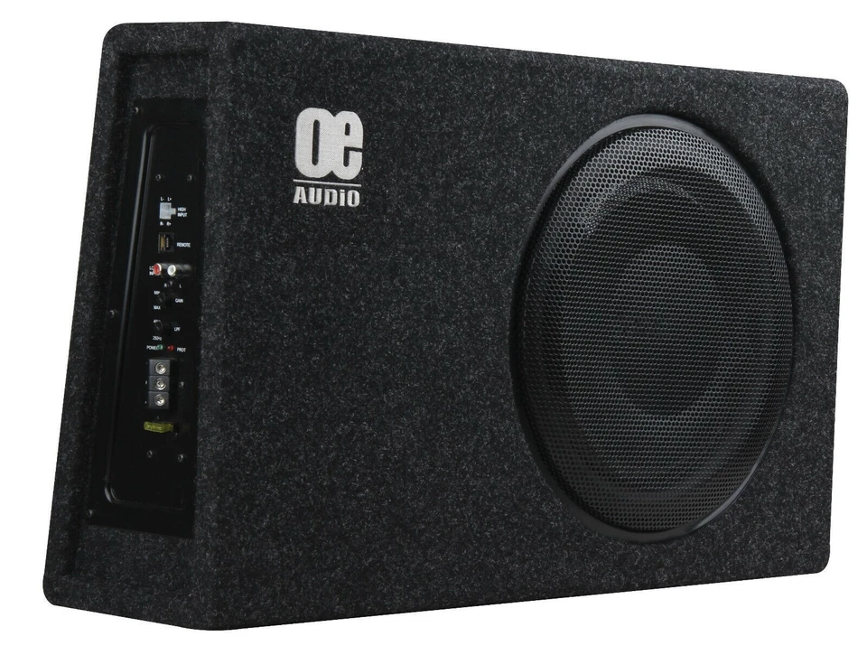 Caisson De Bass 12" Actif 1400W Avec Amplificateur OE-112SA Kit Câblage Inclus - Photo 1/3