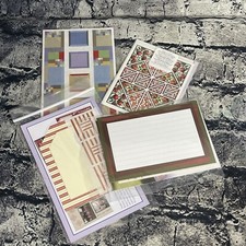 Creative Memories SOFT LINEN Journal Mats Tags Labels Stickers