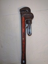 Vintage Ridgid Heavy Duty Pipe Wrench 14โ - Made In USA- Plumber Tool