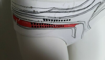 Culotte Diesel Multicolore Taille 40 - Blanc, Argenté, Noir, Rouge, Coton Élasthanne, Neuf Avec Étiquettes