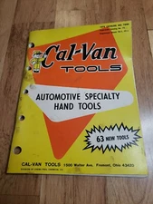 1978 Cal-Van Automotive Hand Tool Catalog
