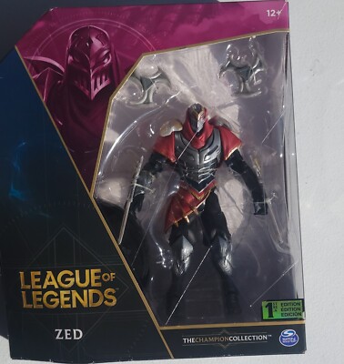 League of Legends The Champion Collection Zed 6'' Action Figure 1st Edition New
