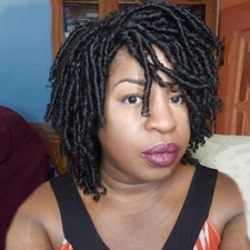 Dreadlock Wig Short Twist Wigs for Black Women Short Curly Braided Natural Black