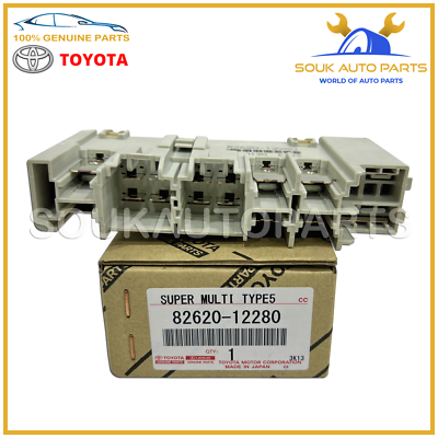 82620-12280 Genuine Toyota BLOCK ASSY, FUSIBLE LINK 8262012280 OEM