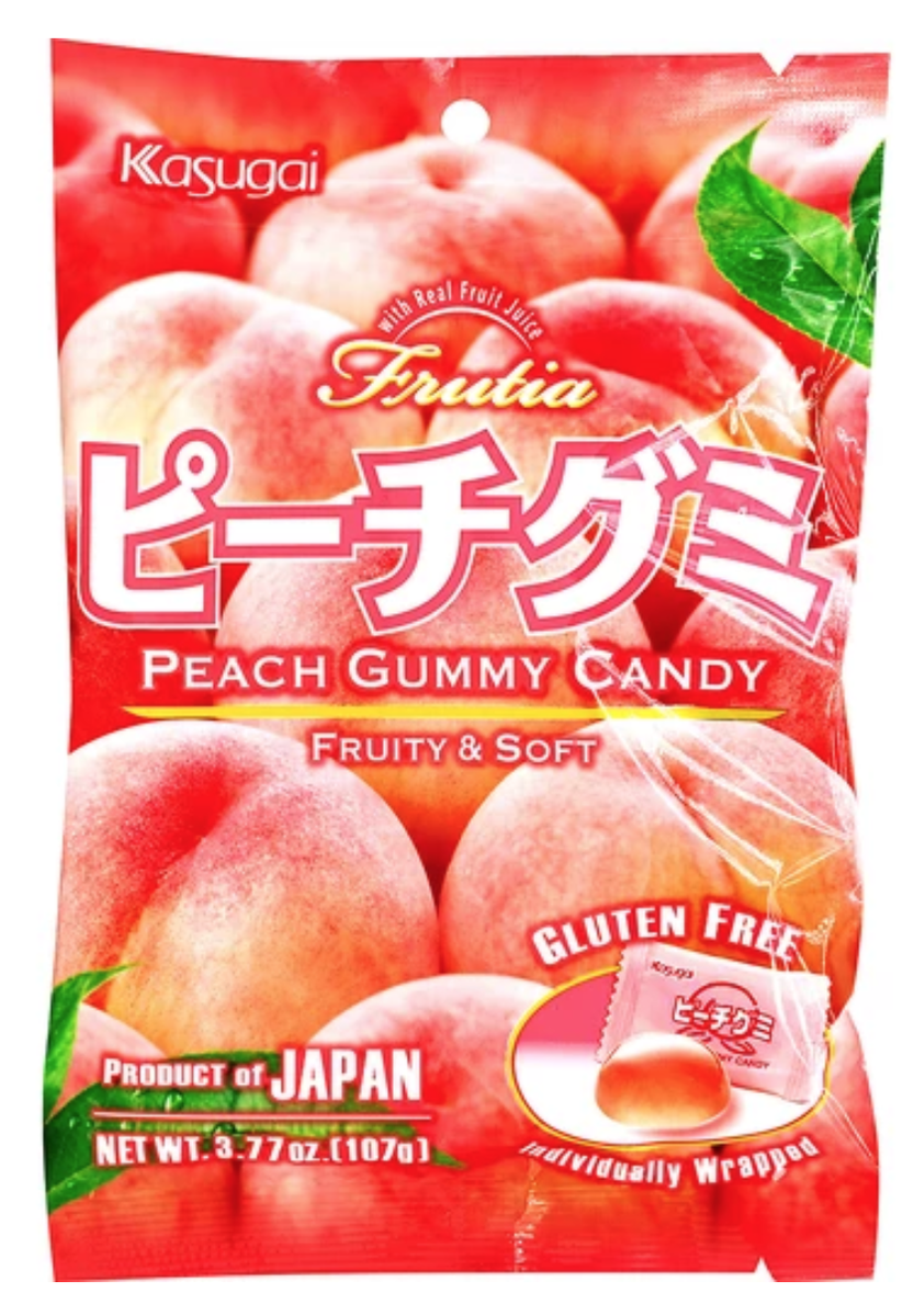 ぷち美柑 2枚 ぷちヤミ 4枚 PR プロモ Japanese Fruit Gummy Tripak(3 pk) Sampler - Peach, Watermelon