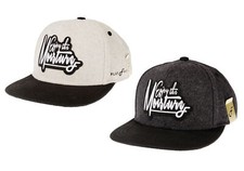 Flat Fitty Enjoy the Moisture Snapback Cap Hat - Charcoal and White