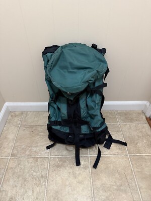 The North Face Blowfish Rare Narrow Backpack Hiking X-Frame Large Blueston 50L
