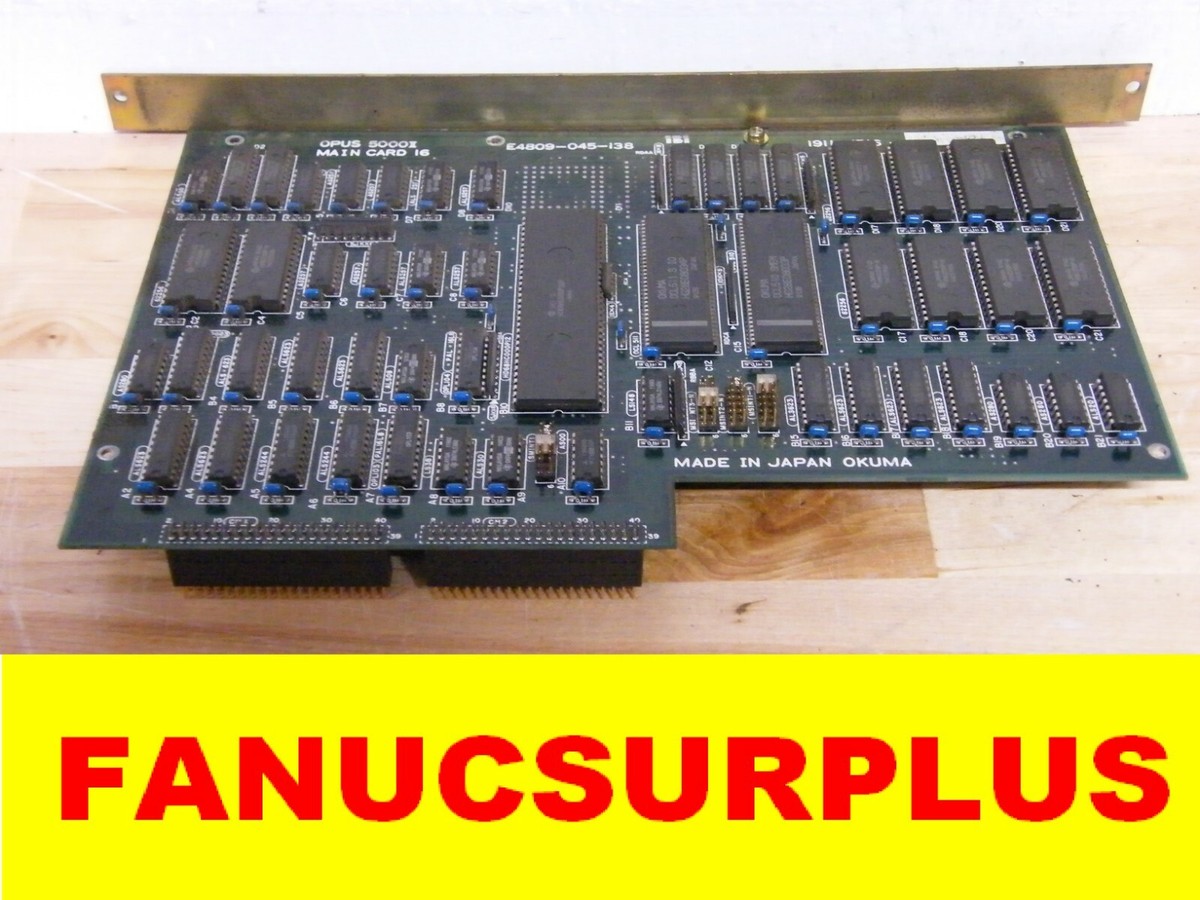 OKUMA Opus 5000 E4809-045-035-B 。。 OKUMA OPUS 5000 Main BOARD E4809-045-035-B tested | eBay