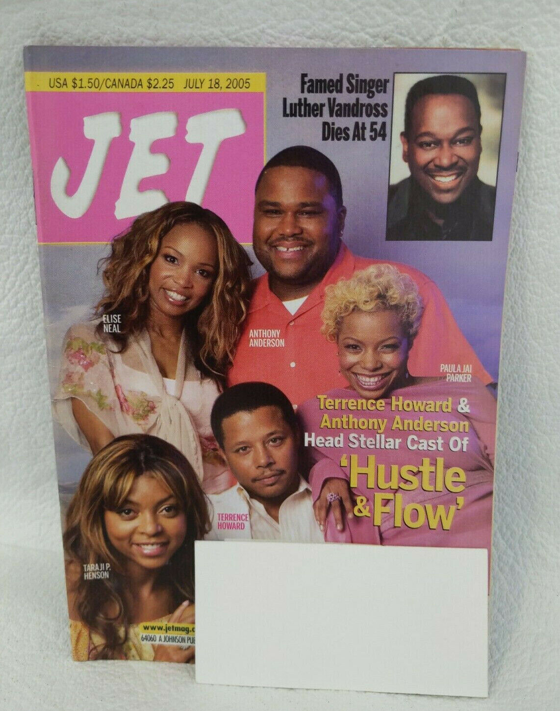 Jet Magazine Jul 18 2005 Hustle  Flow Taraji P Henson - Luther Vandross |  eBay