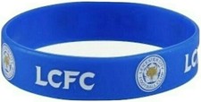 LEICESTER CITY FC LCFC RUBBER SILICONE BRACELET WRISTBAND one size