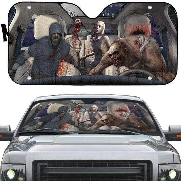 Zombies Left 4 Dead Car Auto Sunshade