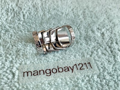 072061 vivienne westwood ARTEMIS アーマー Vivienne Westwood ARTEMIS Armor Ring Black Size 6.5-7 Medium